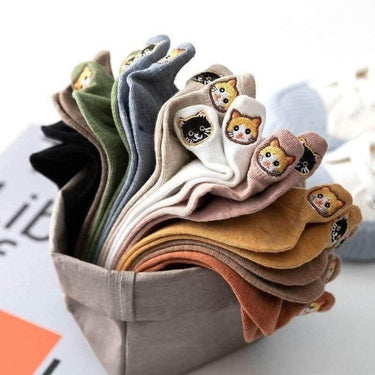 So Kawaii! Cat Socks Set Socks KittyNook Ten Pairs